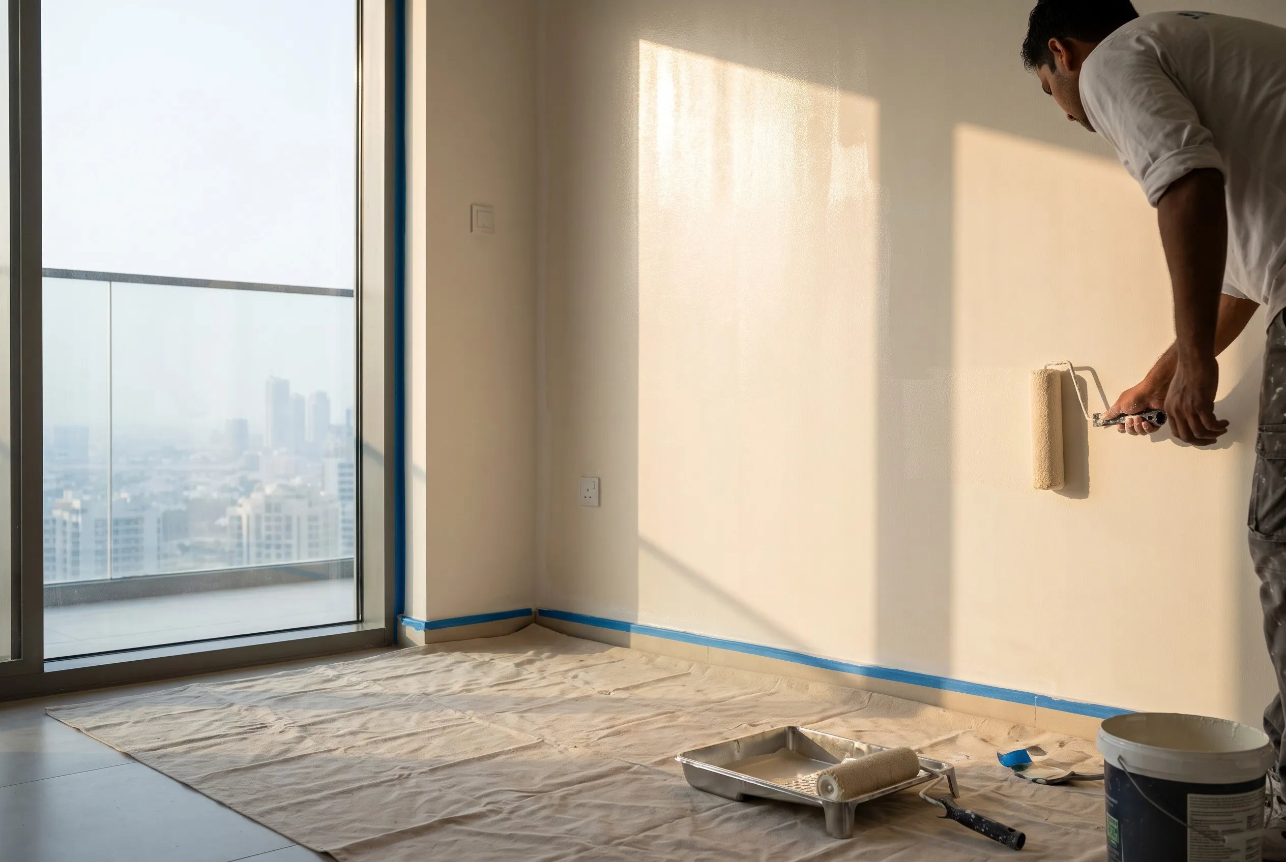 Apartment Painting Cost in Dubai: 1, 2 and 3 Bedroom
