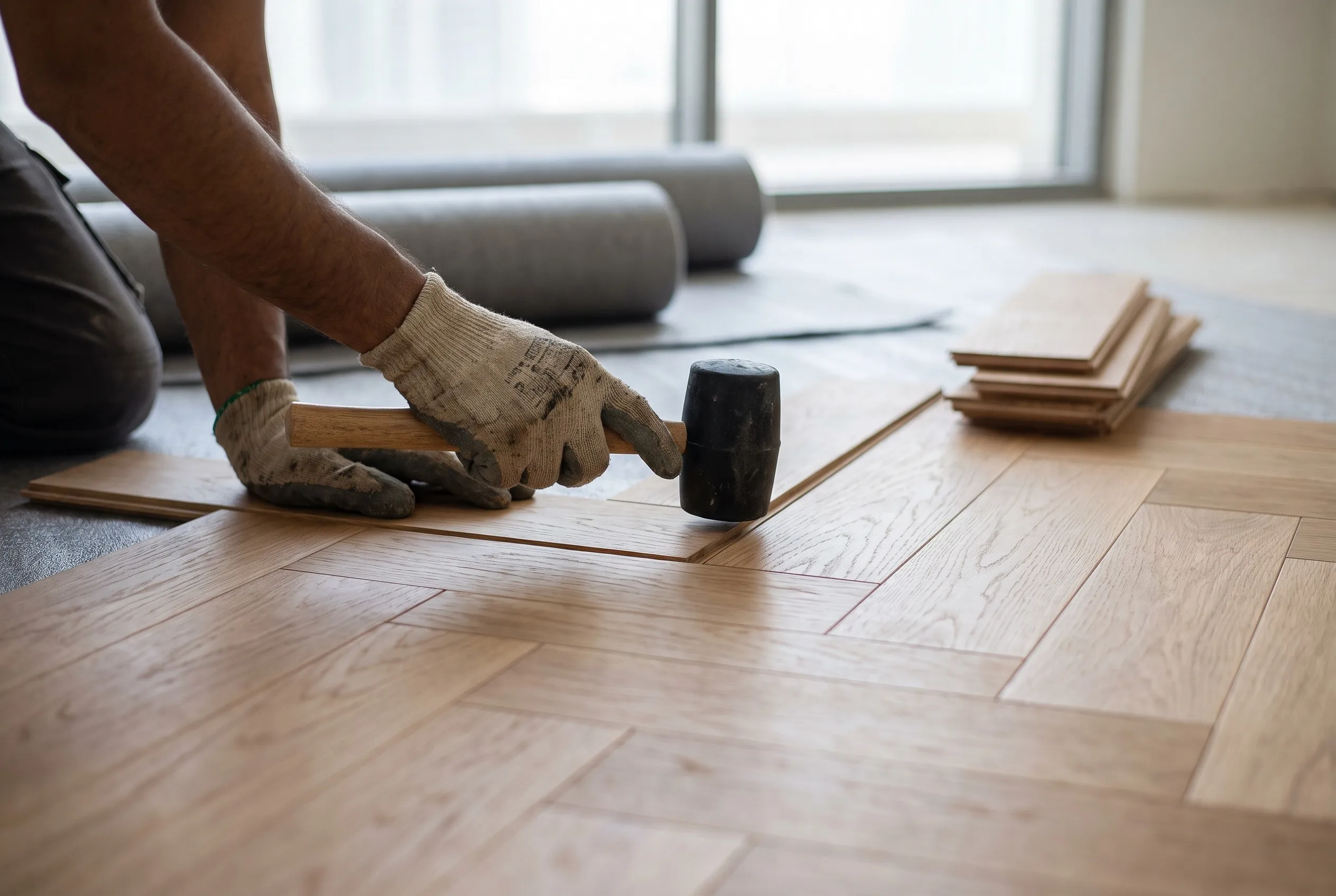 Parquet and Wooden Flooring Price in Dubai, Installed